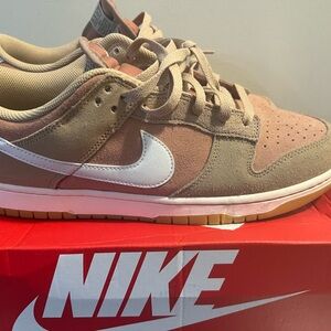 Nike Beige and Coral Sneakers